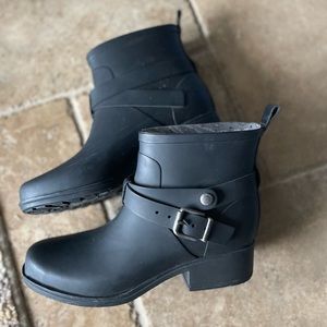 Black Lucky Brand Ankle Boots, Size 7 (37)